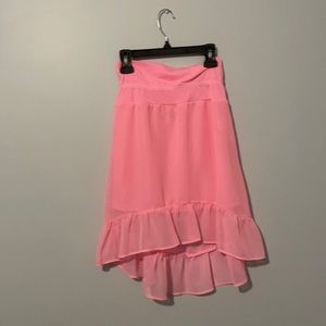 Very cute pink flowy skirt